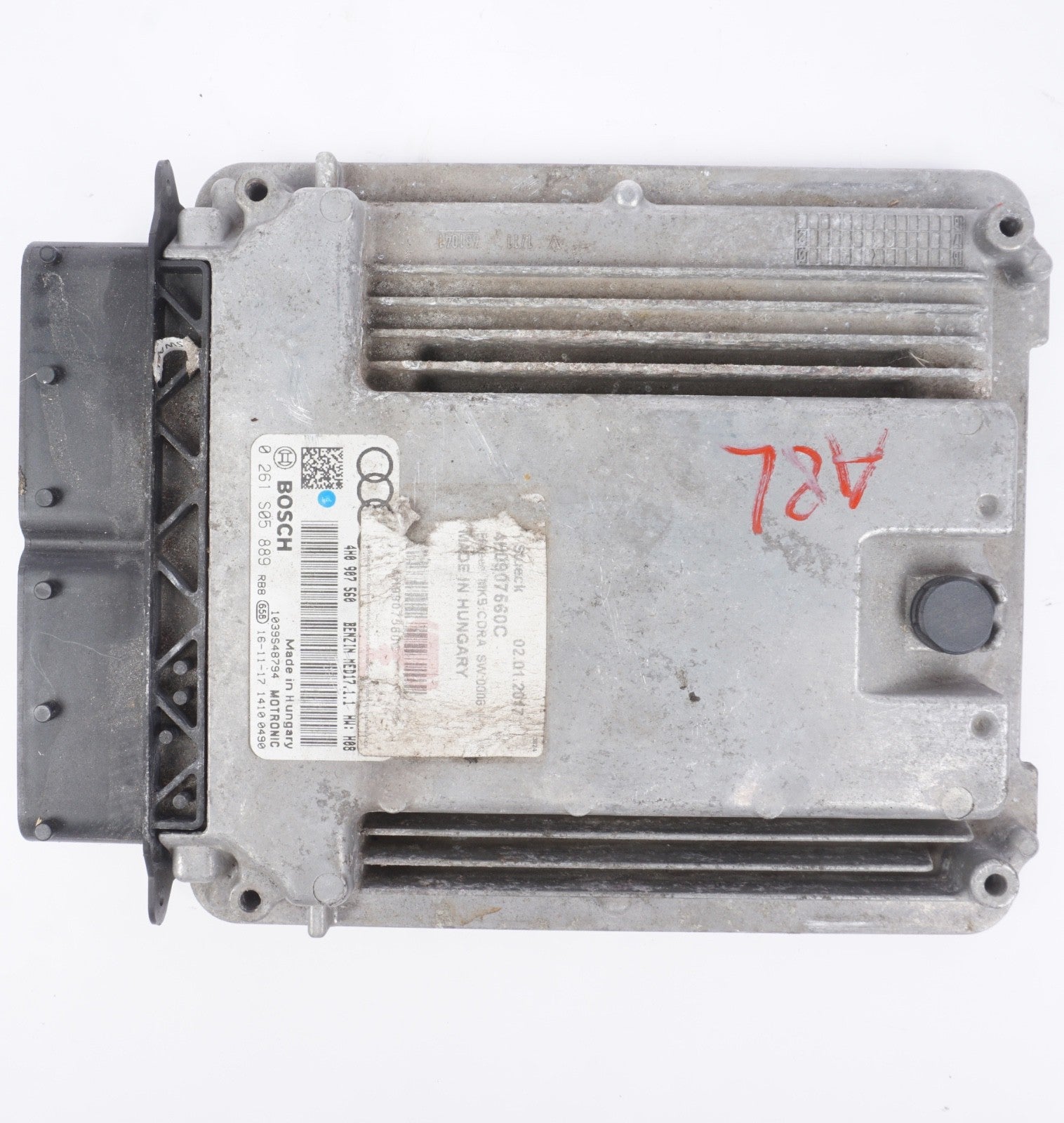 2012 AUDI A8 4.2L OEM ENGINE COMPUTER CONTROL MOUDLE ECU 4H0907560C 2011 2013