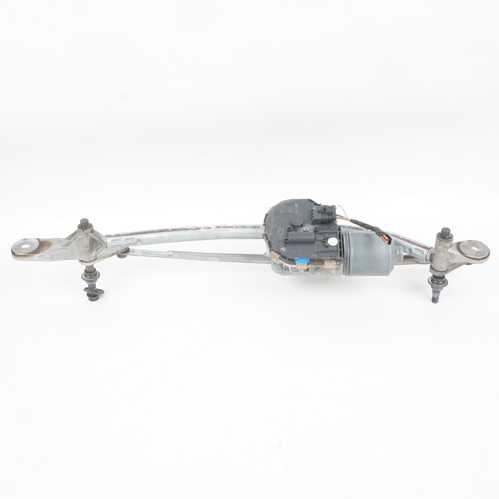 2012 - 2018 BMW F13 F06 650i 640i M6 FRONT WINDSHIELD WIPER LINKAGE W/ MOTOR OEM