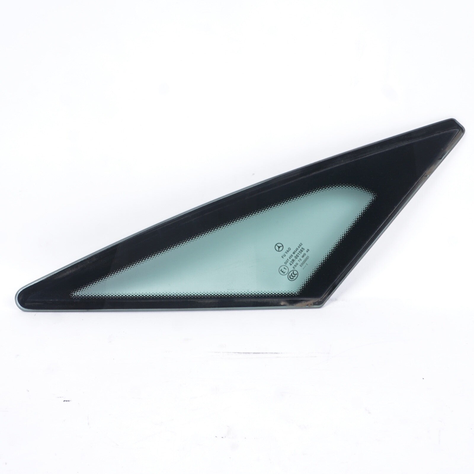 10-17 Mercedes W207 E350 E550 Coupe Rear Left Driver Side Quarter Window Glass