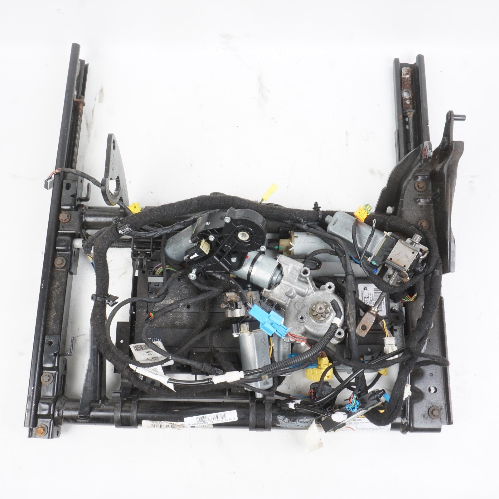 07-13 Mercedes W221 S63 AMG S550 Front Right Seat Rail Track Frame w/Motors OEM