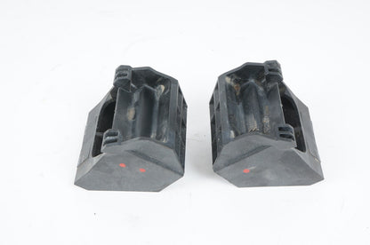 2008-2010 BMW 535i 528i 550i 650 RADIATOR LOWER BRACKET MOUNTS PAIR OEM 7542517