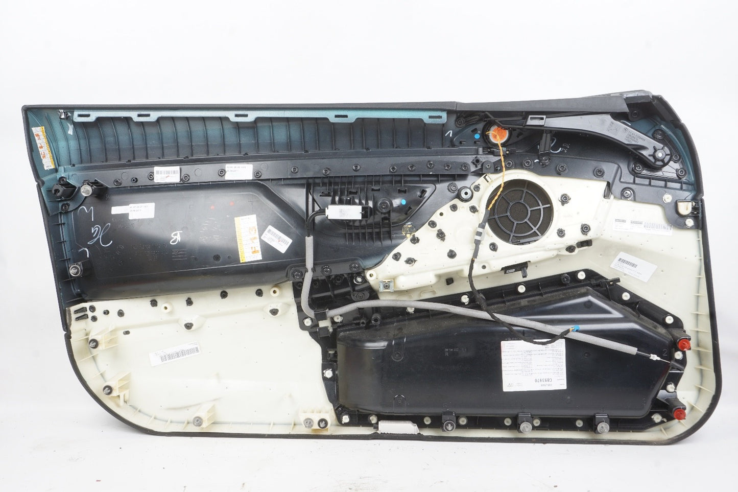 2012 - 2018 BMW F12 F13 640I 650I RIGHT DOOR PANEL BLACK NAPPA LEATHER