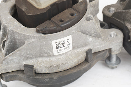 2014 - 2016 BMW 428i F32 COUPE ENGINE MOUNT BRACKET SET OF 2 OEM