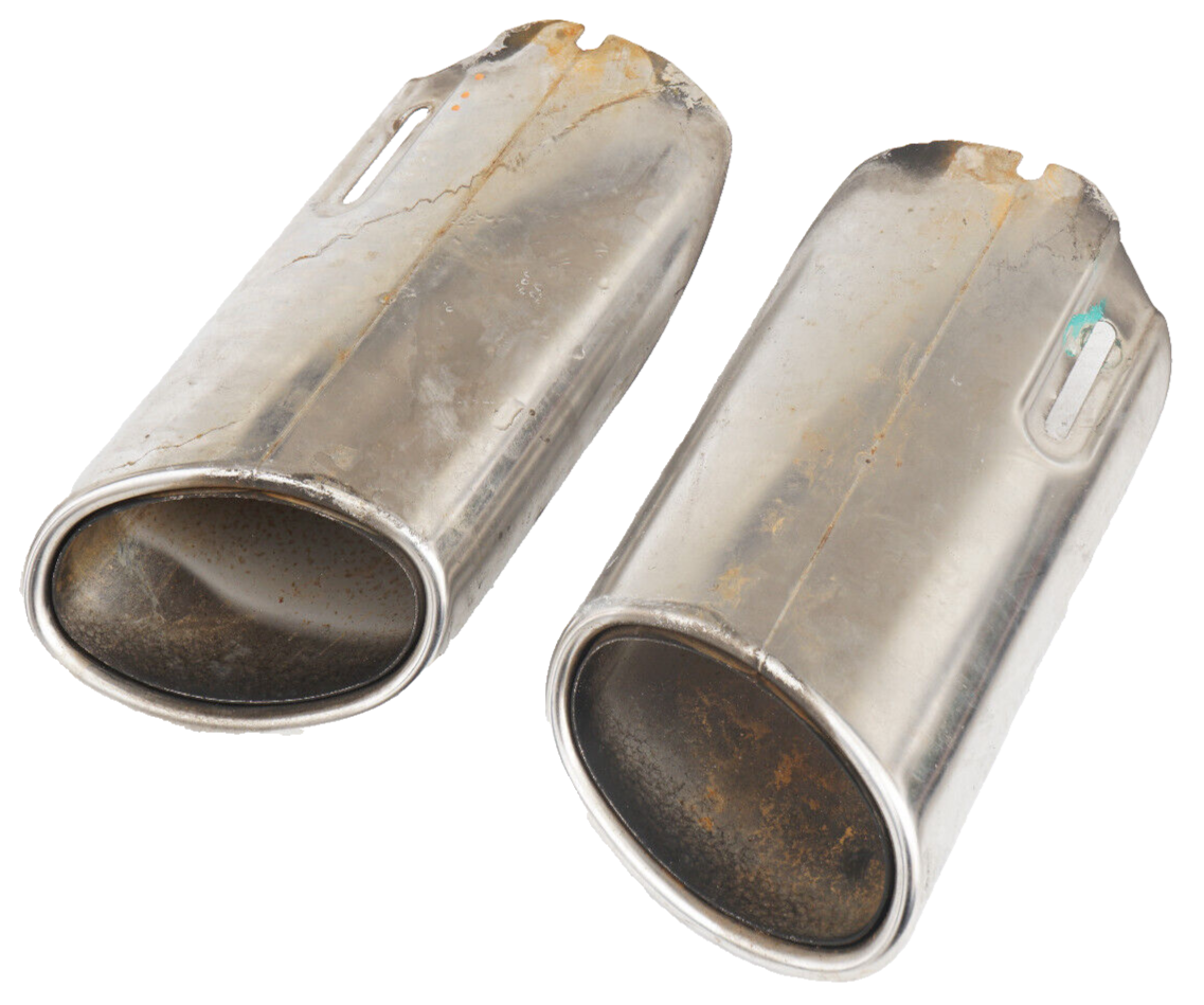 2008 - 2014 MERCEDES C300 W204 EXHAUST TIP LEFT & RIGHT SET OF 2 OEM