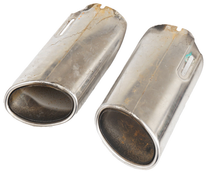 2008 - 2014 MERCEDES C300 W204 EXHAUST TIP LEFT & RIGHT SET OF 2 OEM