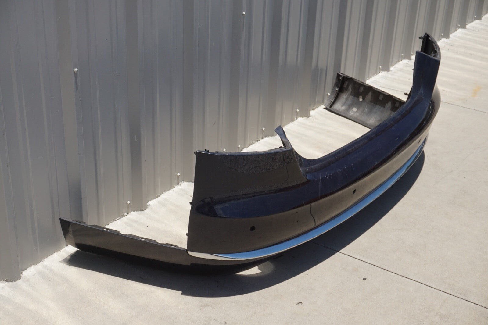 2011 - 2014 Audi A8 A8L Rear Bumper Cover Panel Blue