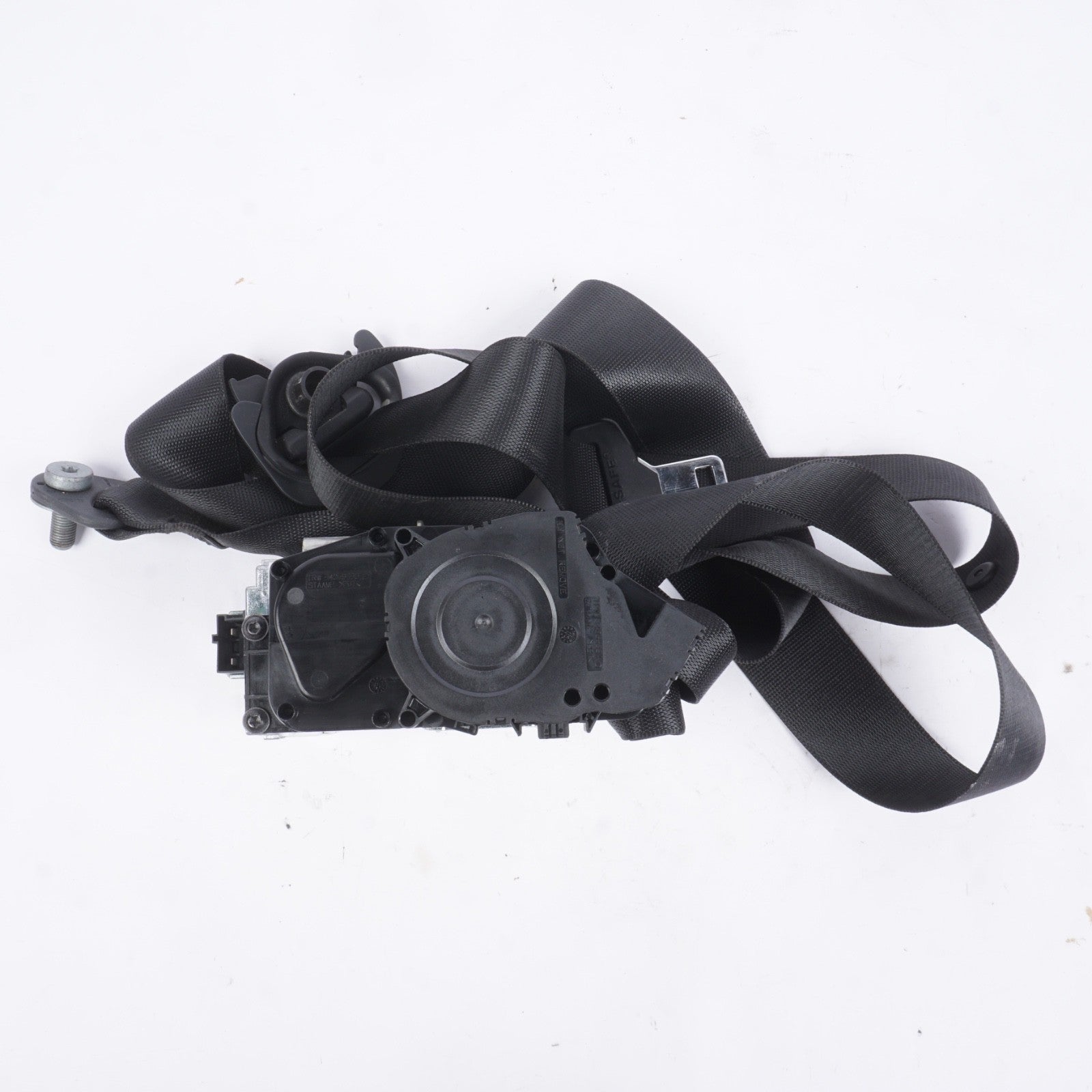 2010 - 13 Mercedes W221 S400 S550 Front Left Side Seat Belt Retractor Black OEM