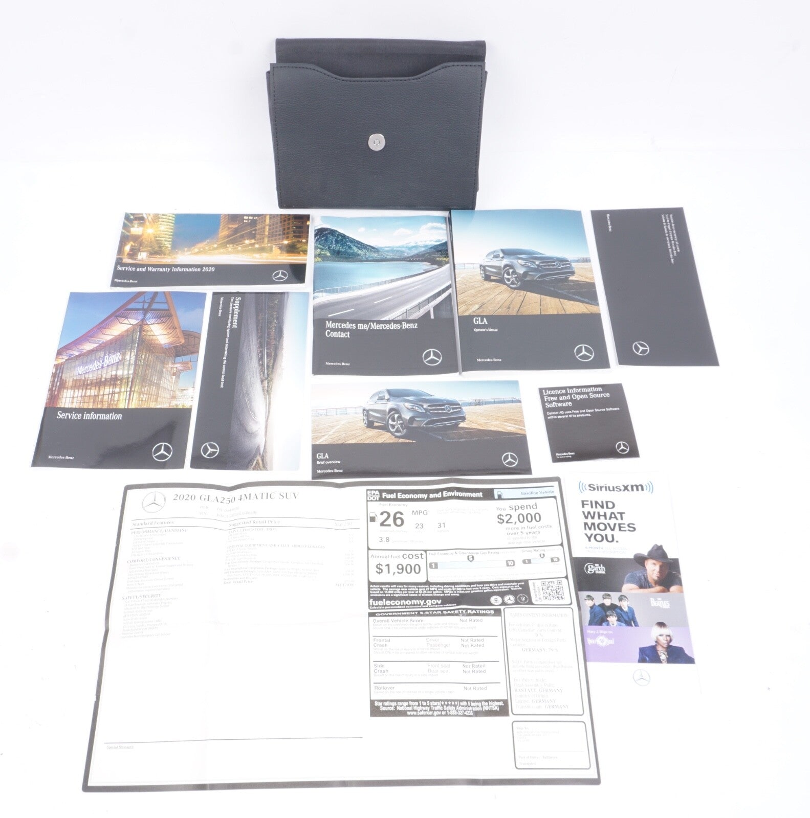 2020 MERCEDES GLA250 OWNERS MANUAL