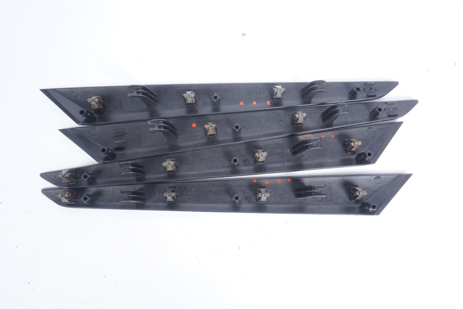 2014-2019 Maserati Ghibli Interior Door Panel Trim Strip Set OF 4 OEM