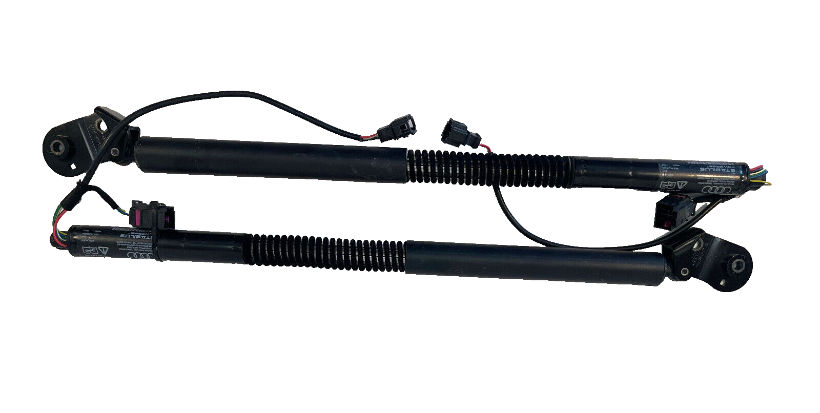 2013-2018 AUDI A7 S7 REAR TRUNK LIFTGATE HINGE SHOCK SPRING SUPPORT SET OF 2 OEM