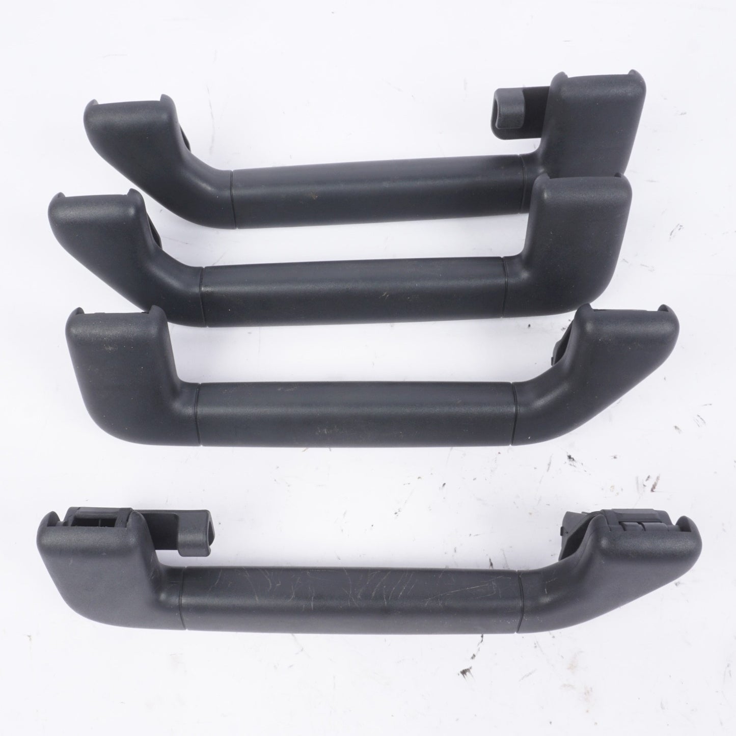 11-18 PORSCHE CAYENNE INTERIOR ROOF TOP GRAB HANDLE SET OF 4 ITEM BLACK OEM