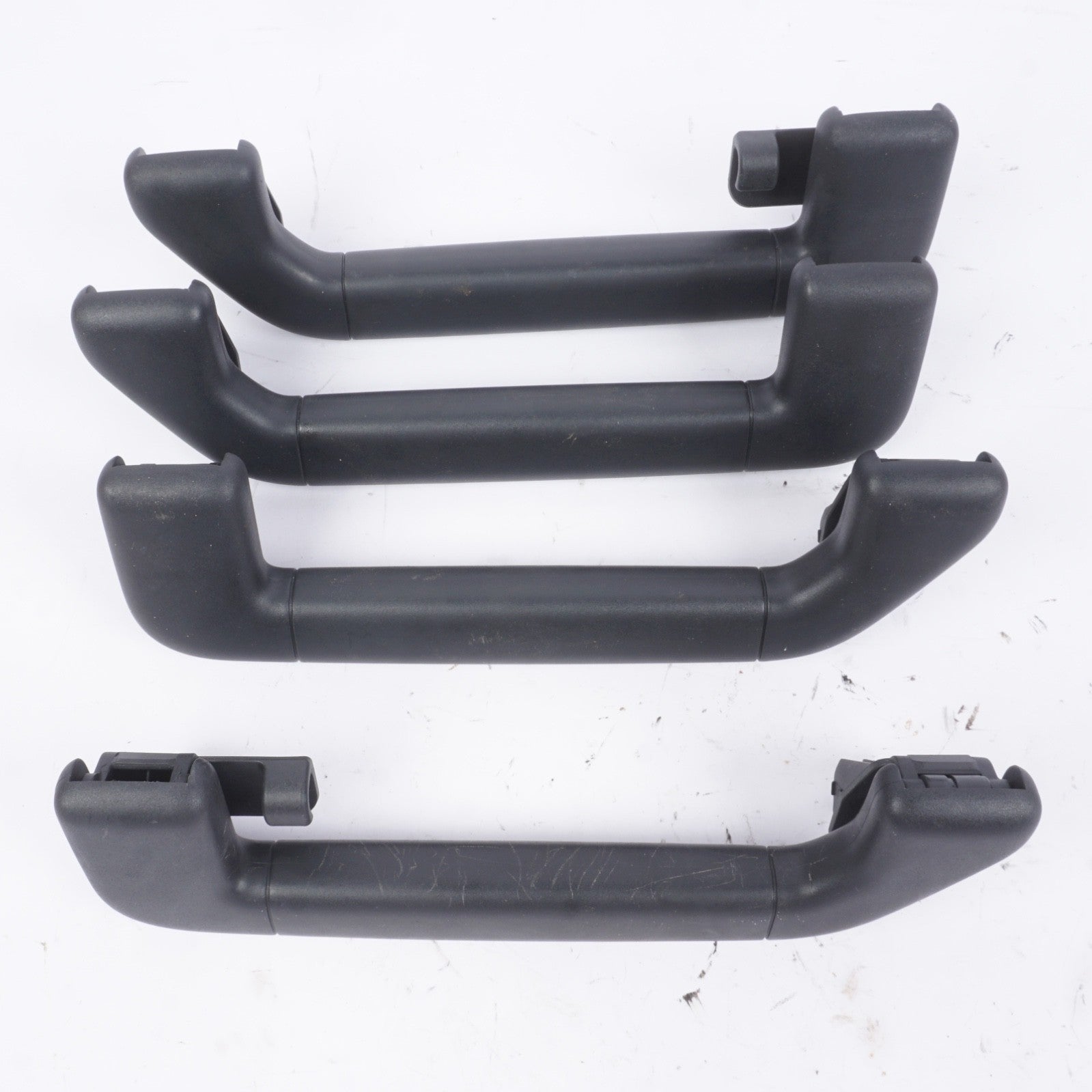 11-18 PORSCHE CAYENNE INTERIOR ROOF TOP GRAB HANDLE SET OF 4 ITEM BLACK OEM