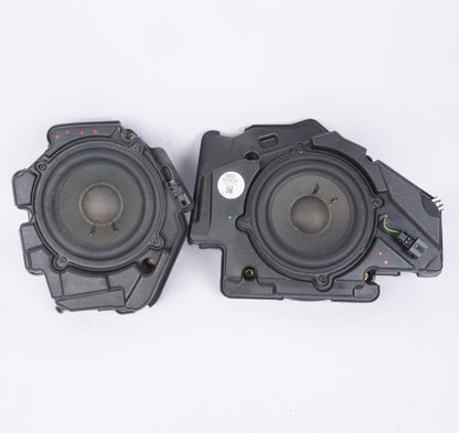 11-18 Audi A8 Front And Rear Right Door Lower Bass Loudspeaker Set of 2