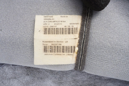 09-11 Mercedes W164 ML350 ML550 Rear Left Driver Lower Bottom Seat Cushion Black