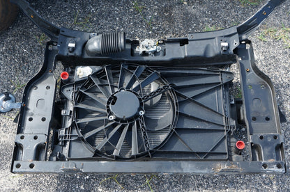 12-19 Fiat 500 2 Door Coupe Radiator Core Support Assembly COOLING FAN CONDENSER