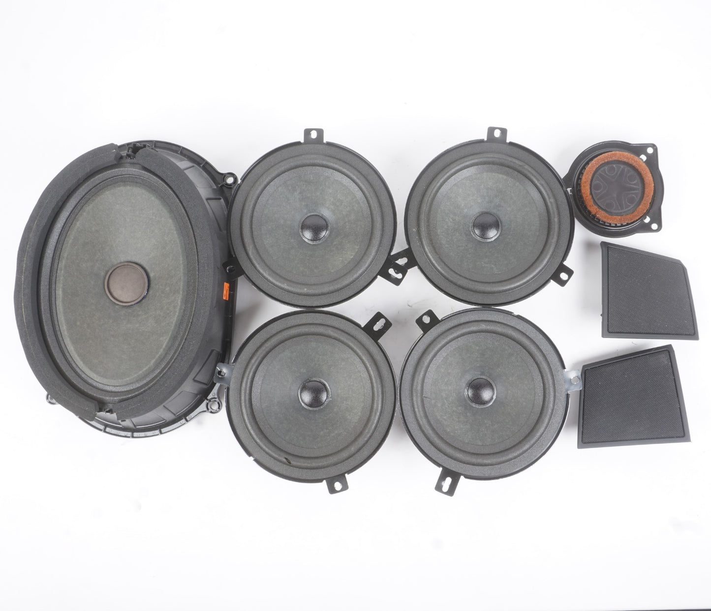 2014 - 2020 Maserati Ghibli Rear Subwoofer Speaker Tweeter Set Of 8 OEM