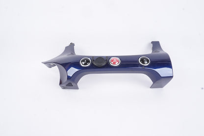 2016-18 FIAT 500X CENTER DASH TRIM BEZEL W/ HAZARD TRACTION SWITCH BLUE OEM
