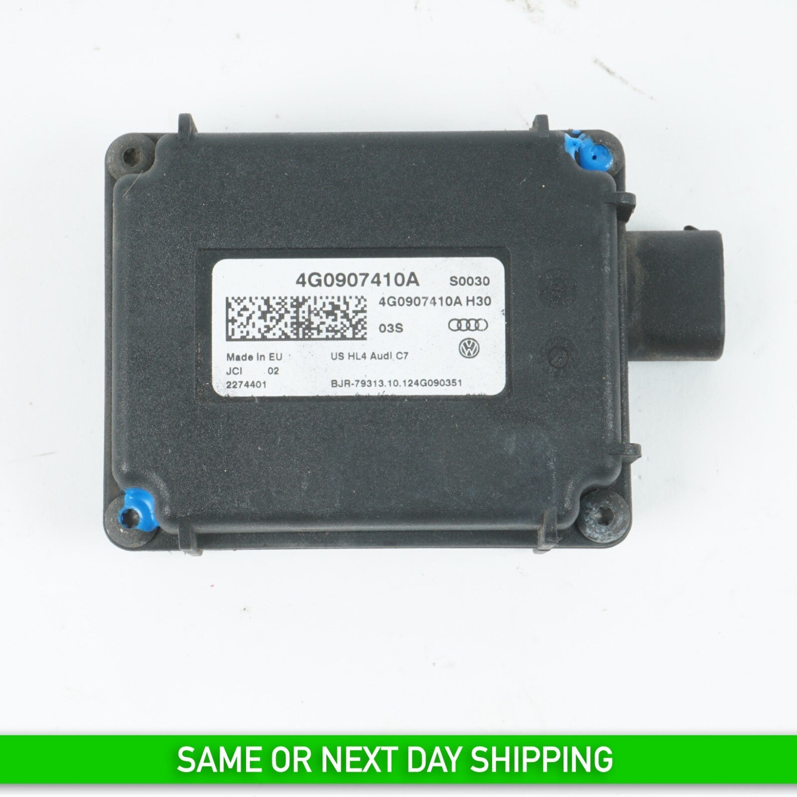 2012 - 2017 AUDI A7 HOMELINK GARAGE DOOR OPENER MODULE 4G0907410A OEM