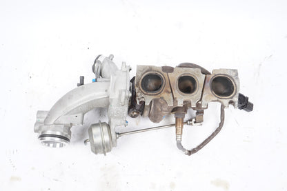 14-17 Mercedes E400 CLS400 S550E Turbocharger Manifold Left Driver Side OEM