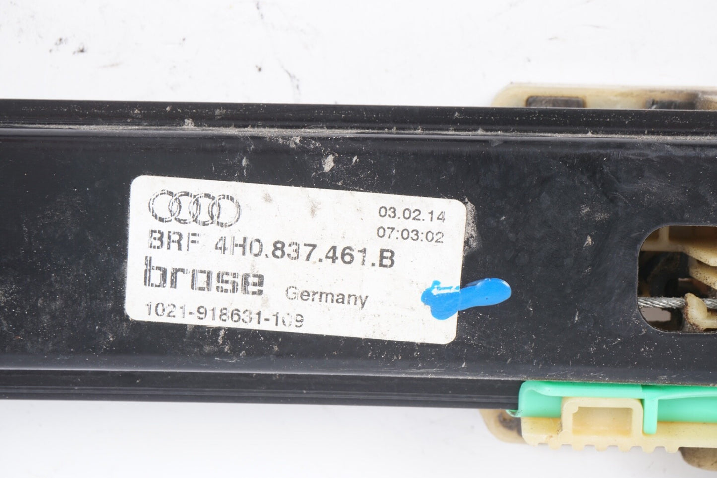 2011 - 2018 AUDI A8 L FRONT LEFT DRIVER SIDE DOOR WINDOW REGULATOR OEM 4H0837461