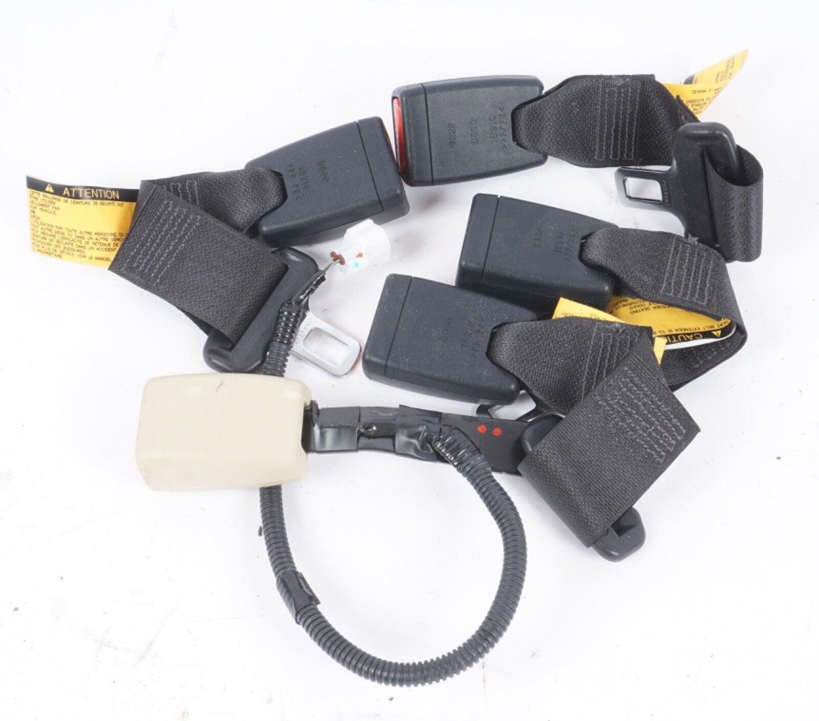 14-19 Toyota Highlander Front Seat Belt Buckle Right Passenger Side Rear 2nd 3rd