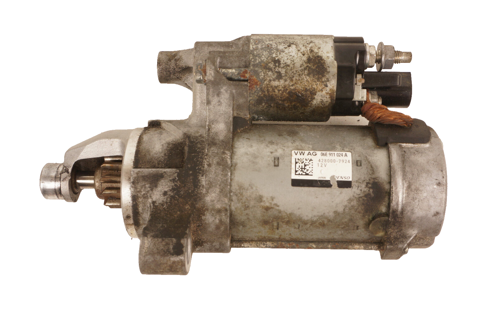 2012 - 2014 AUDI A7 3.0L ENGINE STARTER MOTOR 06E911024A OEM