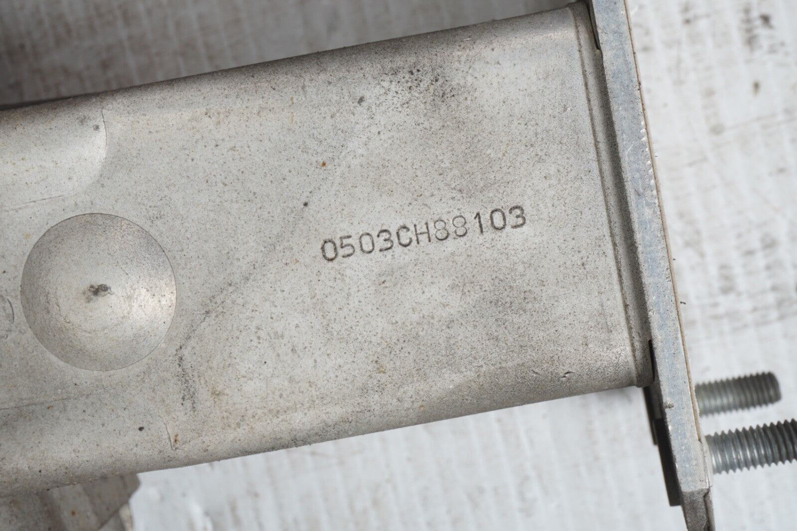 03-12 Mercedes R230 SL550 SL500 Rear Bumper Reinforcement Impact Crash Bar OEM