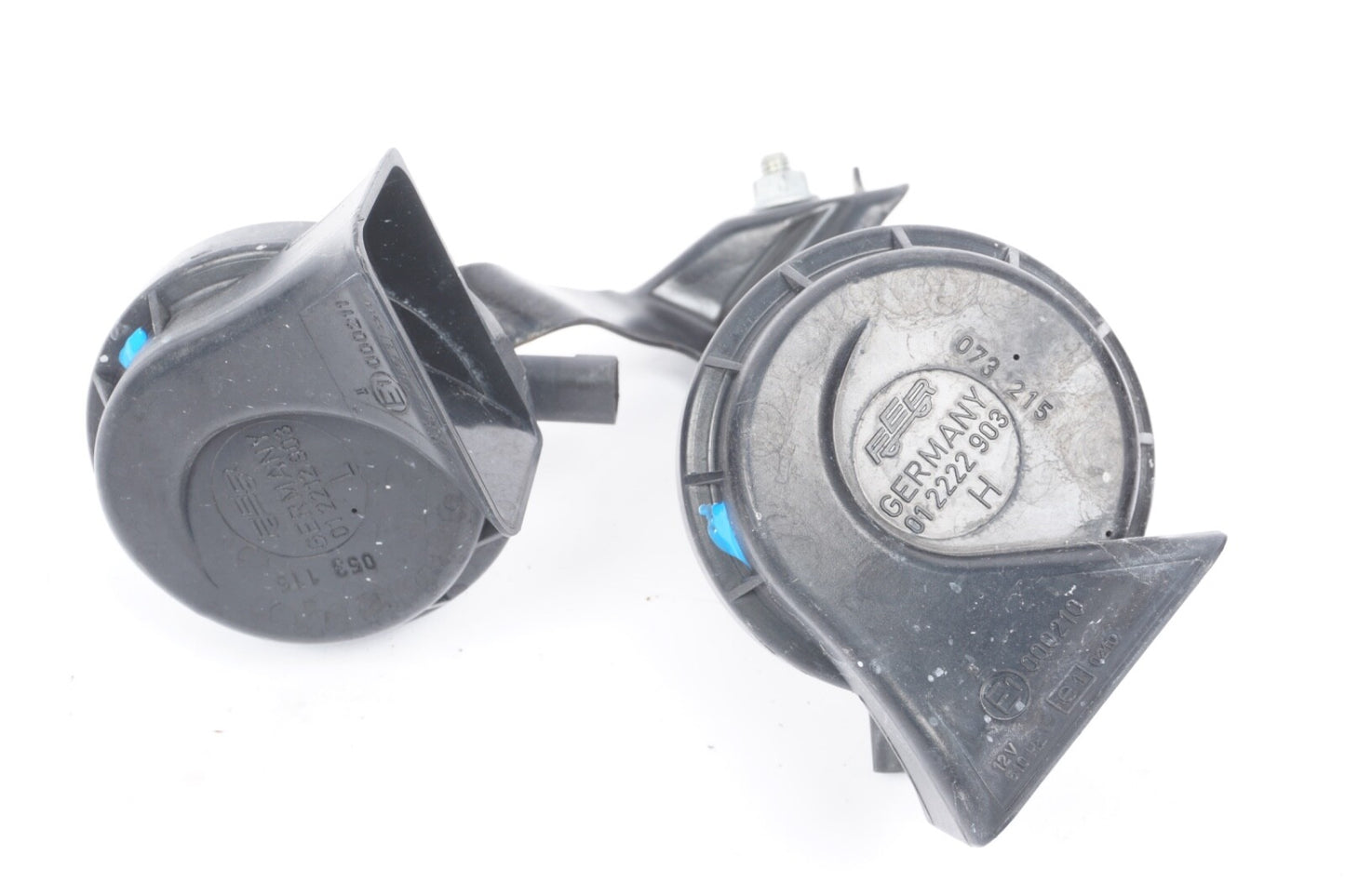 97-04 Porsche Boxster Front Left & Right High & Low Tone Horn Alarm Set Oem