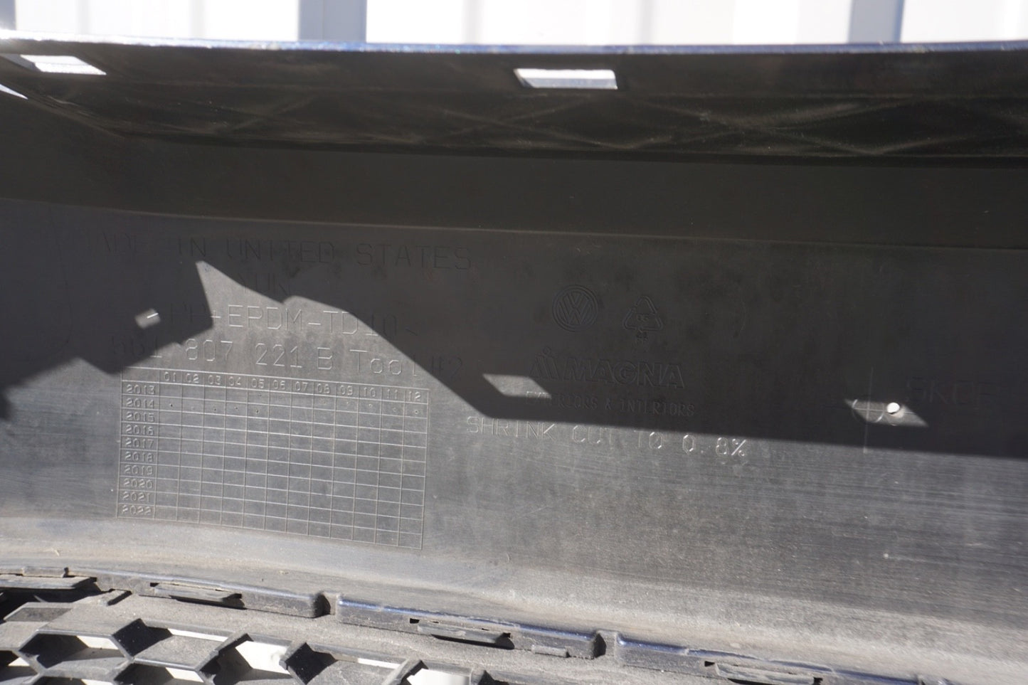 2012 - 2015 VW Volkswagen Passat Front Bumper Cover OEM