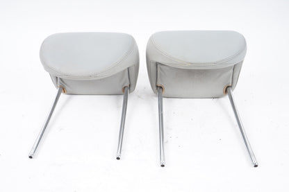 03-06 Mercedes R230 SL500 Headrest Head Rest Right Left PAIR GREY