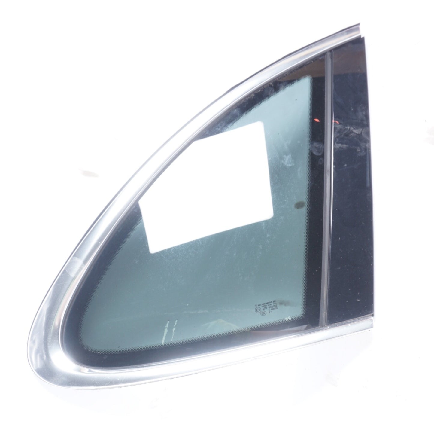 11-18 Porsche Cayenne 958 Hybrid S Rear Right Side Quarter Window Glass OEM