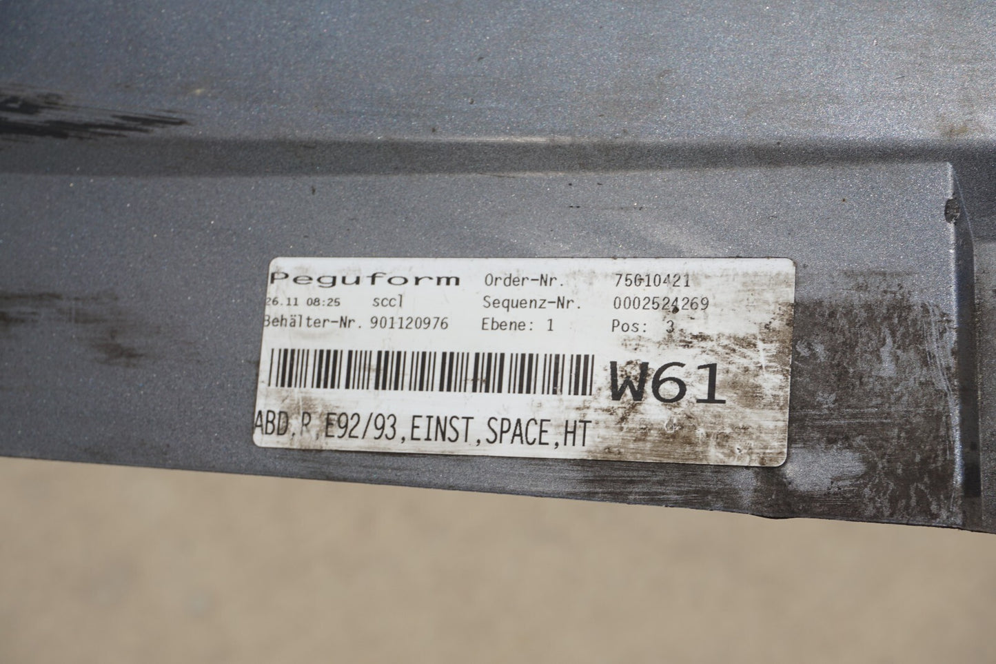 07 - 13 BMW 328i 335i Convertible Coupe Right Rocker Panel Skirt Molding OEM