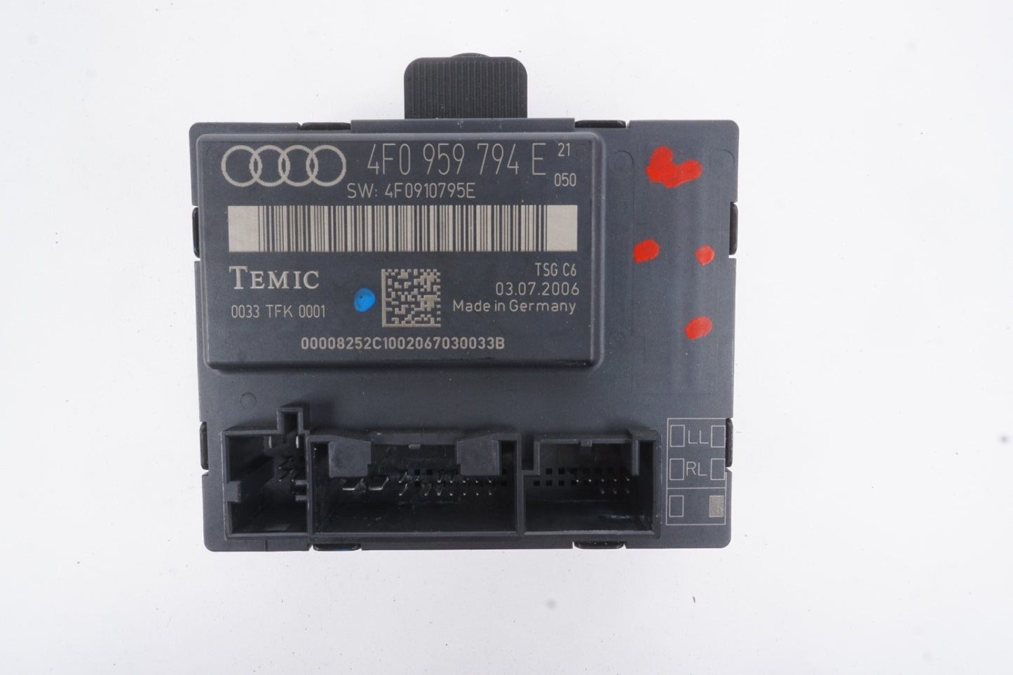 2005 - 2011 Audi A6 S6 Rear Right Door Control Module OEM