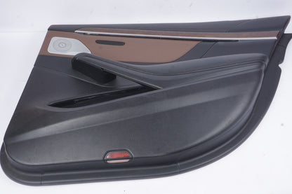 2014 - 2020 MERCEDES S550 REAR RIGHT INNER DOOR PANEL BLACK AND BROWN