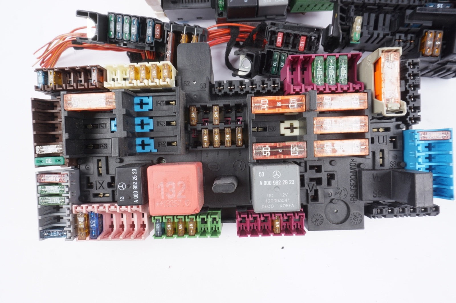 2014 - 2017 Mercedes S550 W222 OEM Rear Fuse Relay Box Module SET