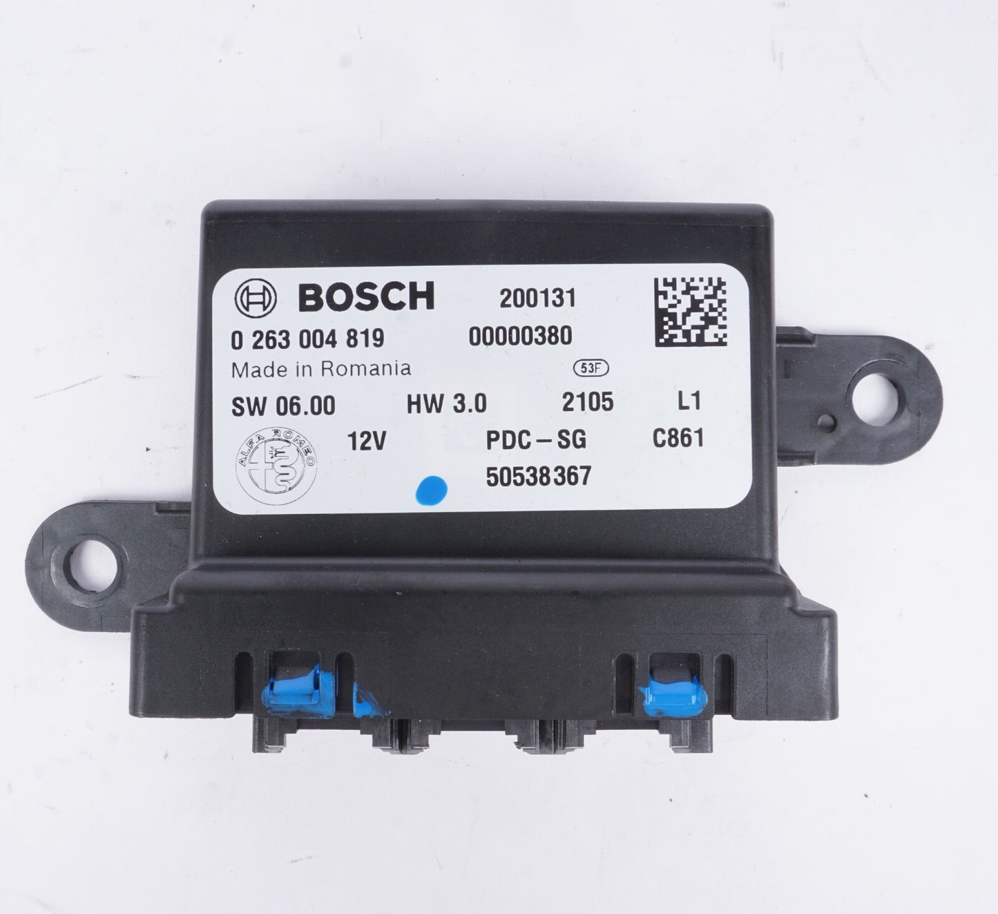 17-20 ALFA ROMEO GIULIA PARK DISTANCE ASSIST PDC MODULE OEM 505383267 0263004819