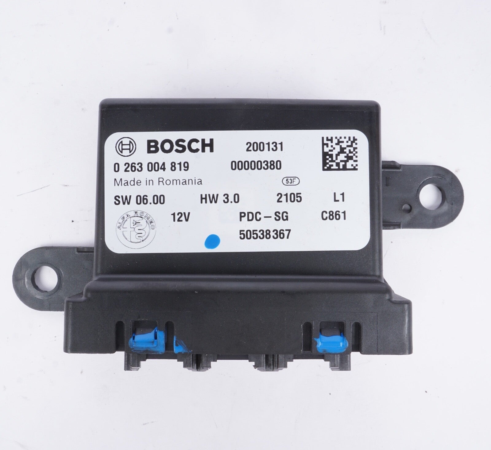 17-20 ALFA ROMEO GIULIA PARK DISTANCE ASSIST PDC MODULE OEM 505383267 0263004819