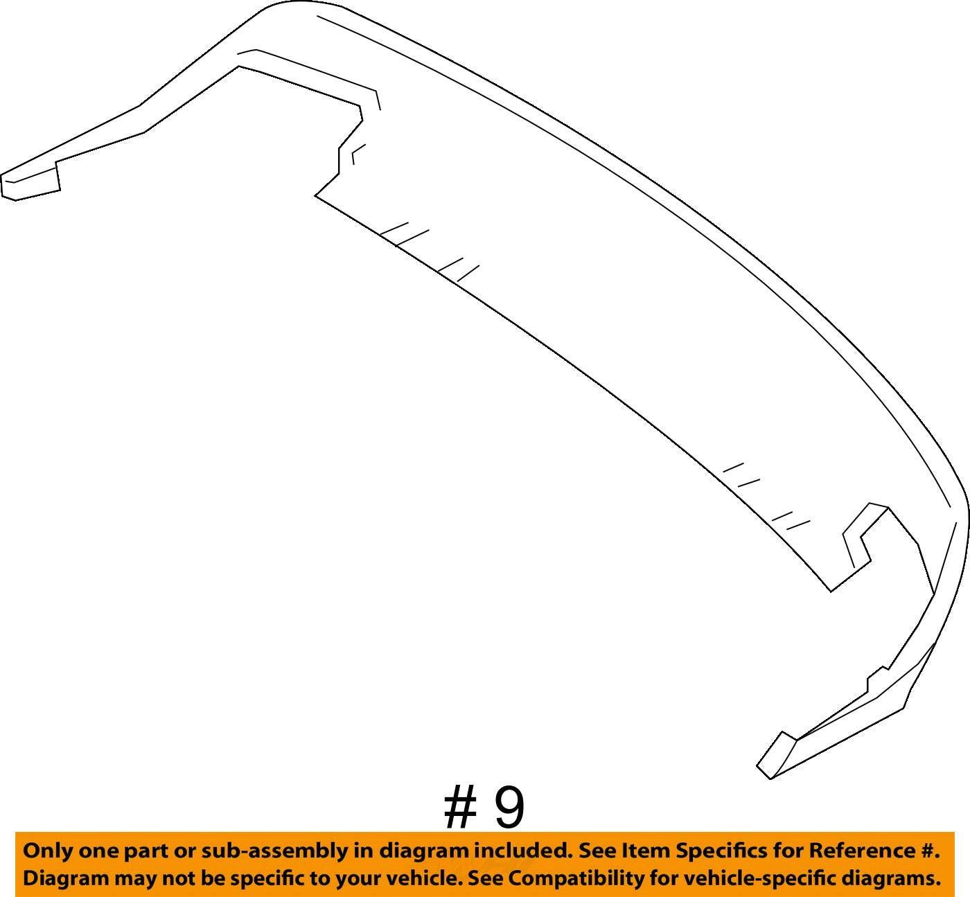 2014 2015 2016 14 MERCEDES E350 E550 COUPE  REAR BUMPER VALANCE OEM 2078857525
