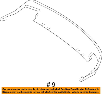 2014 2015 2016 14 MERCEDES E350 E550 COUPE  REAR BUMPER VALANCE OEM 2078857525