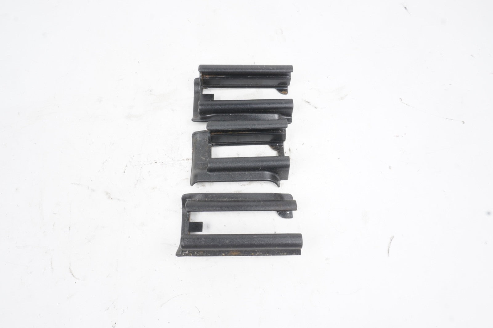 2008 - 2014 MERCEDES-BENZ C250 C350 FRONT LEFT SEAT RAIL COVER TRIM OEM SET of 3