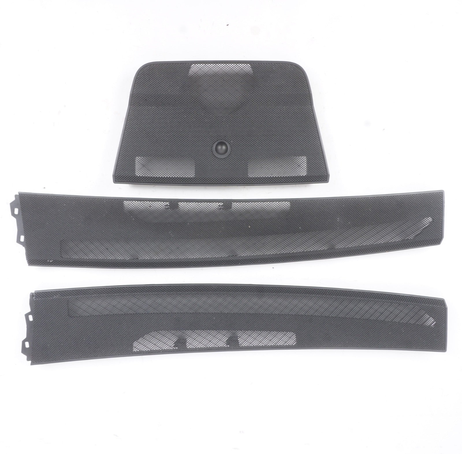 2010 - 2017 Mercedes E550 E350 Dashboard Dash Grille Speaker Cover Black OEM