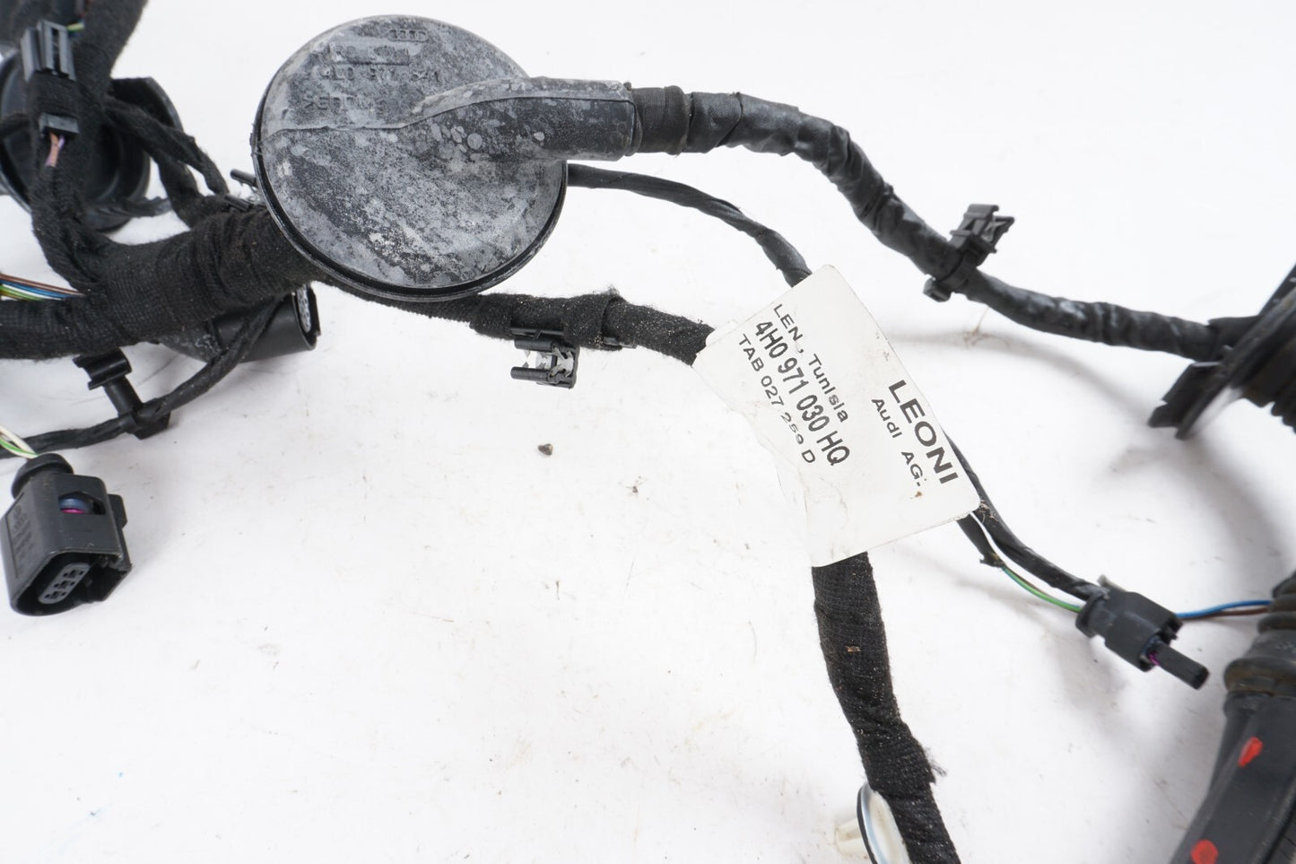 11-17 AUDI A8L FRONT RIGHT PASSENGER SIDE DOOR WIRE HARNESS OEM
