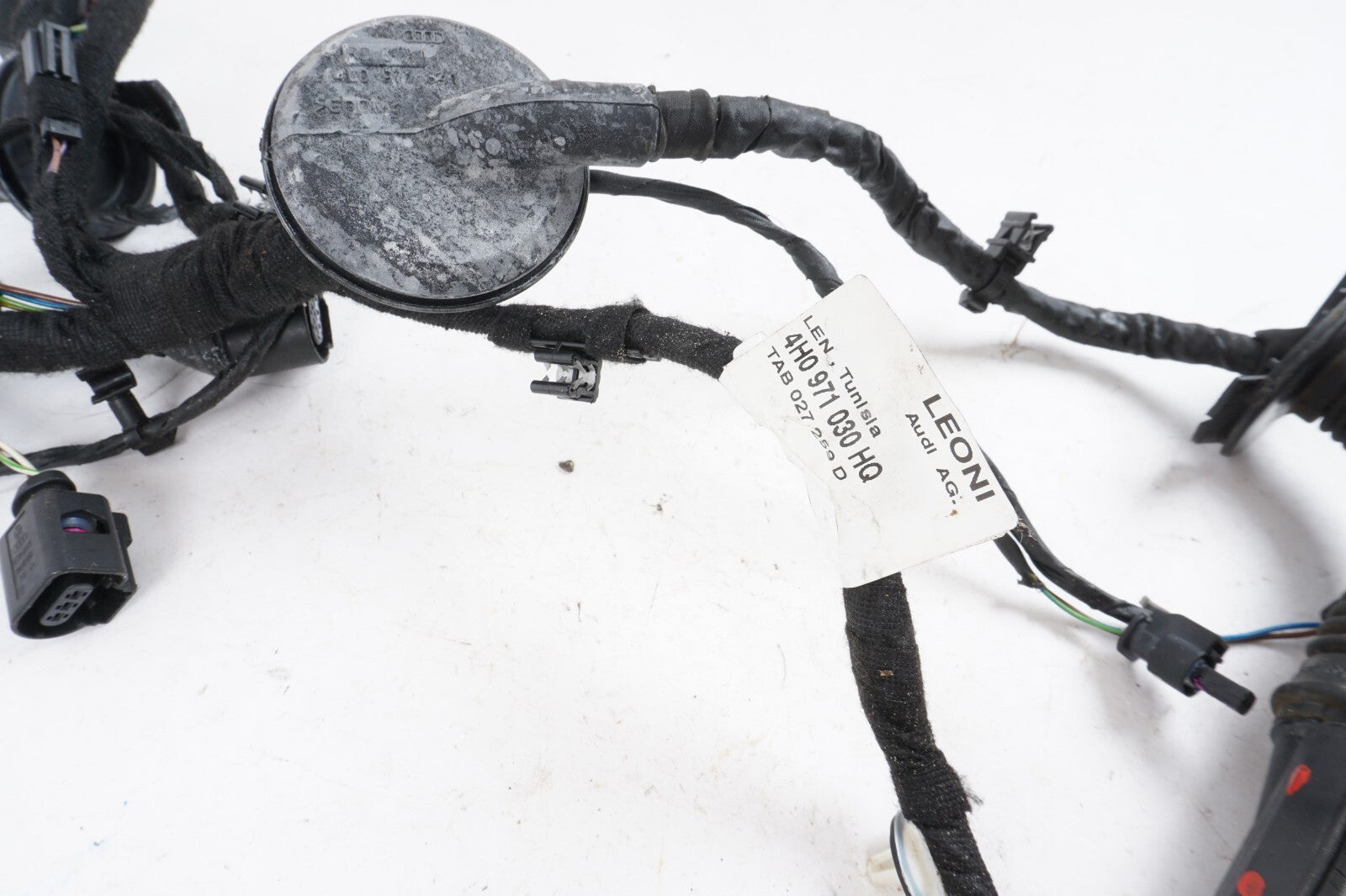 11-17 AUDI A8L FRONT RIGHT PASSENGER SIDE DOOR WIRE HARNESS OEM