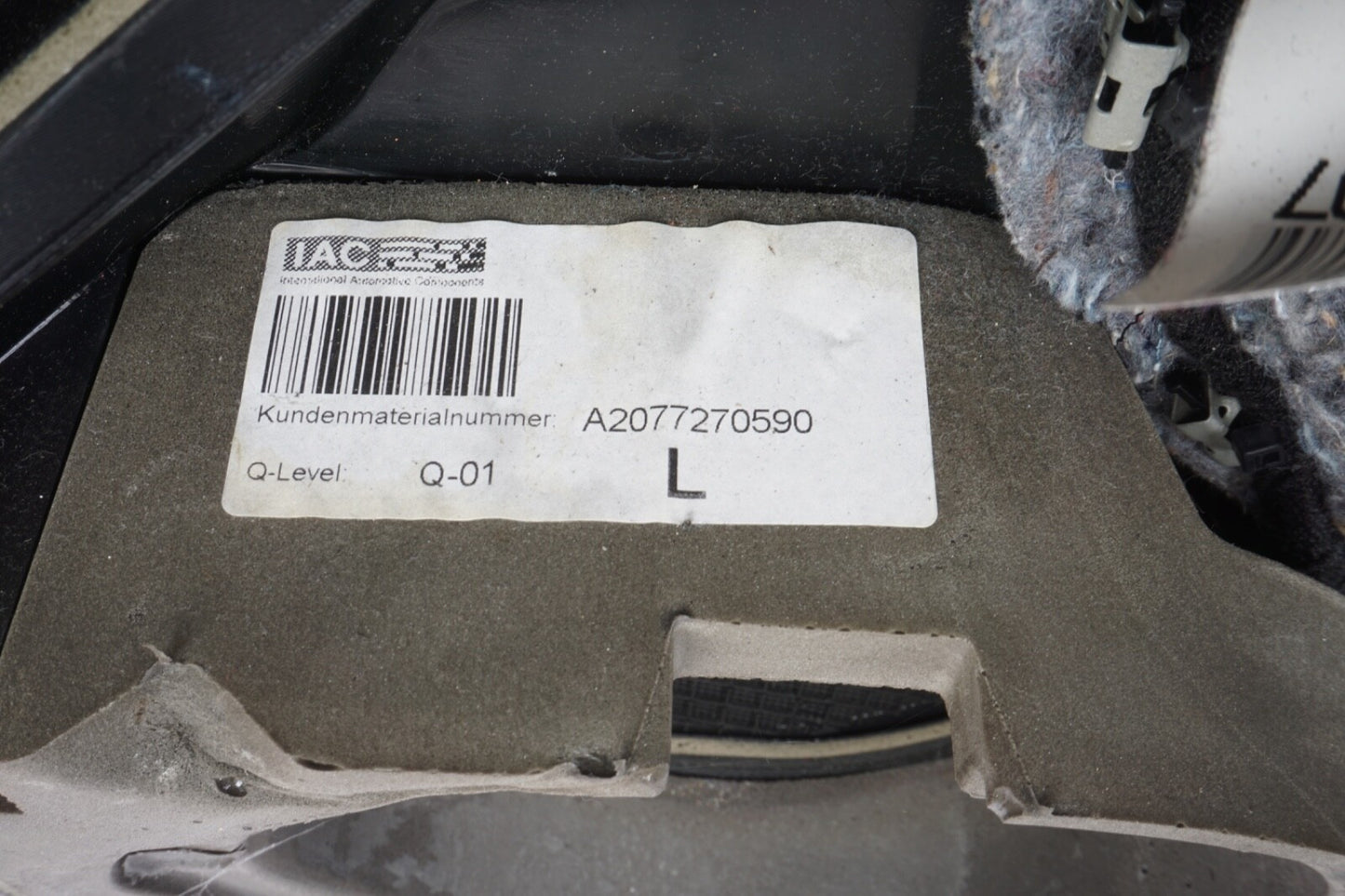 14-17 Mercedes W207 E350 E550 Coupe Left Driver Side Interior Door Panel OEM