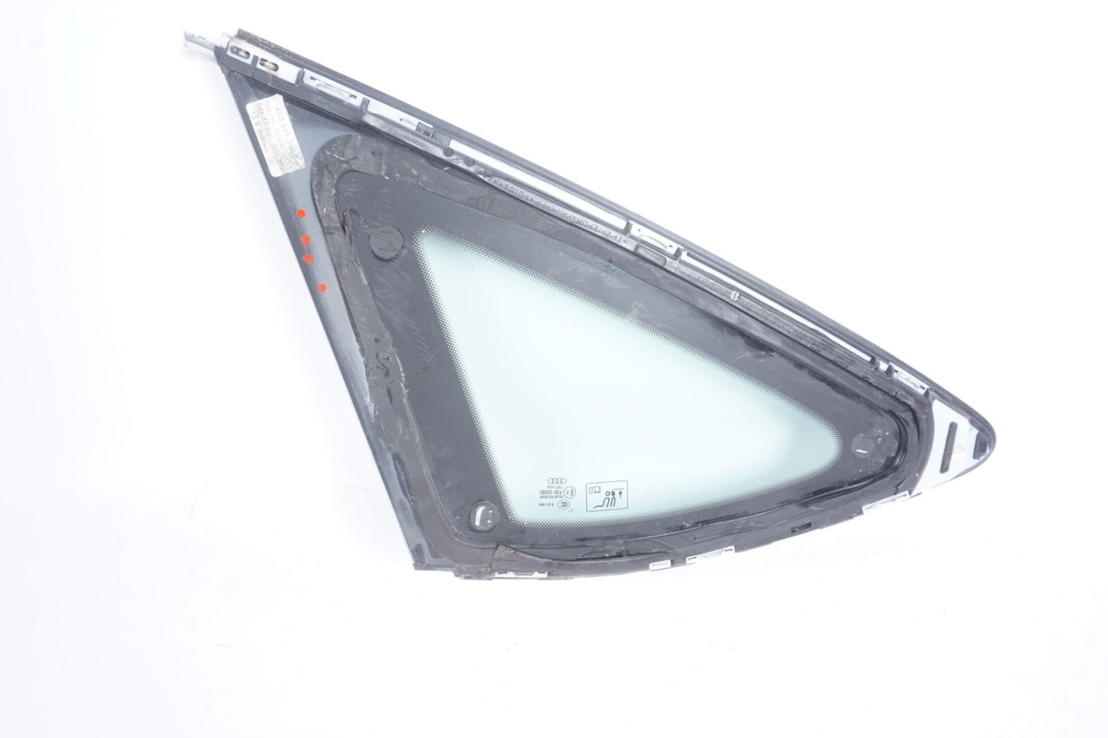2012 - 2017 Audi A7 Rear Quarter Window Glass Right Passenger Side OEM