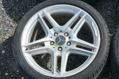 2007 - 2014 MERCEDES C250 C200 C300 C350 TIMS AMG R18 STAGGERED - BAD TIRES
