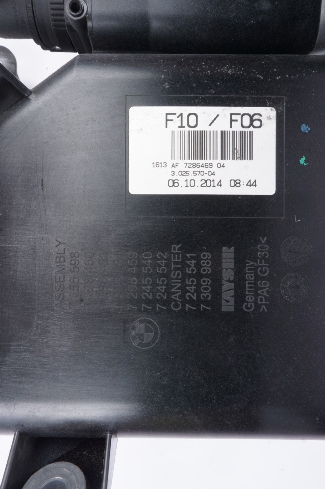 13 14 15 16 BMW 640i 650i F06 Fuel Vapor Charcoal Canister Tank OEM