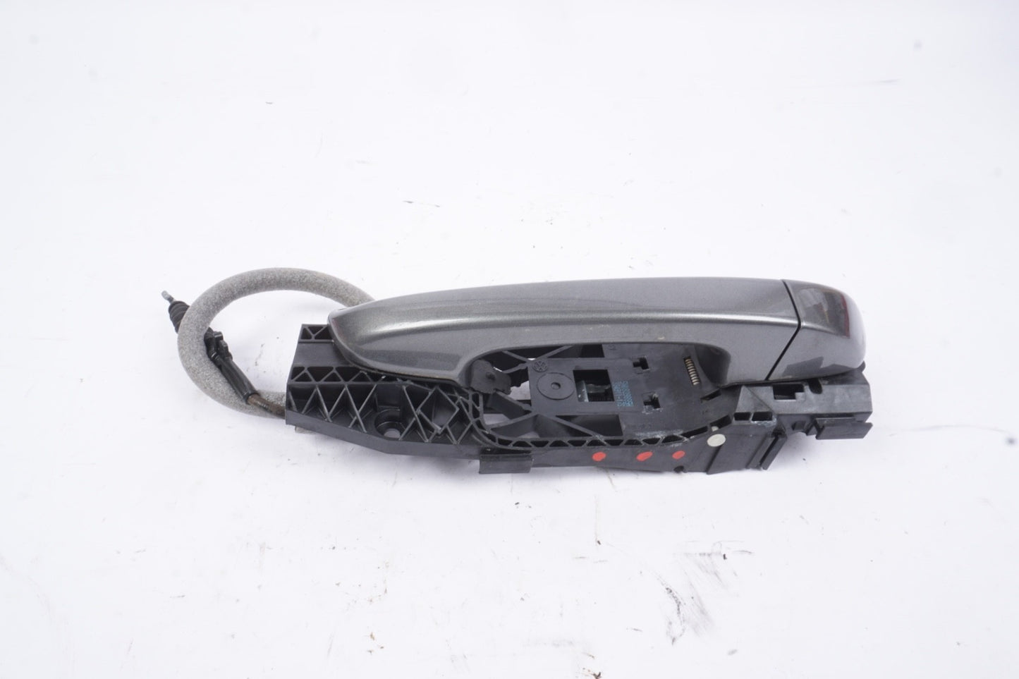 11-18 Porsche Cayenne 958 Rear Left Side Exterior Door Handle OEM GRAY