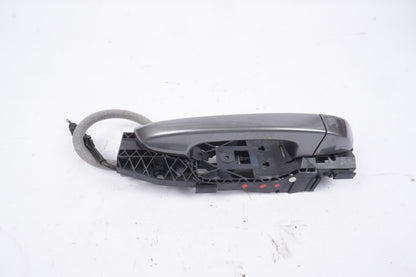 11-18 Porsche Cayenne 958 Rear Left Side Exterior Door Handle OEM GRAY