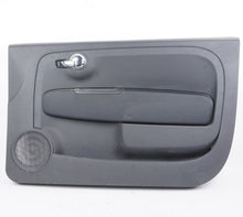 2012 - 2016 Fiat 500 Front Right Interior Door Trim Panel Black OEM